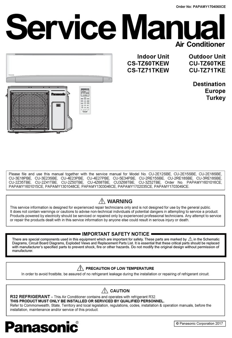Panasonic CS-TZ60TKEW User manual