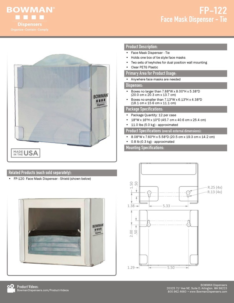 BOWMAN FP-122 quick start guide BOWMAN FP-122 quick start guide