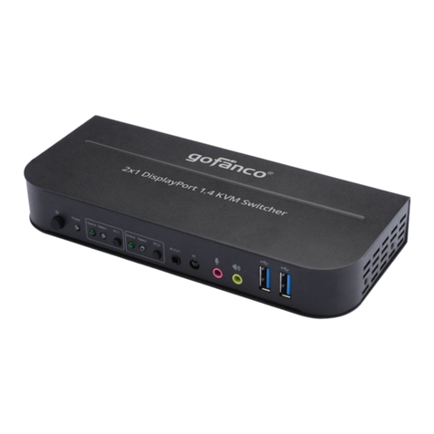 gofanco KVMDP-2P user guide
