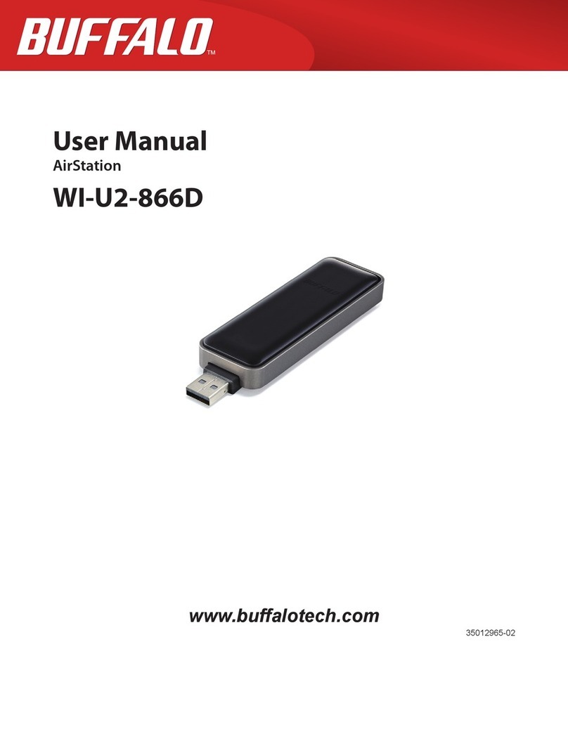 Buffalo AirStation WI-U2-866D User manual
