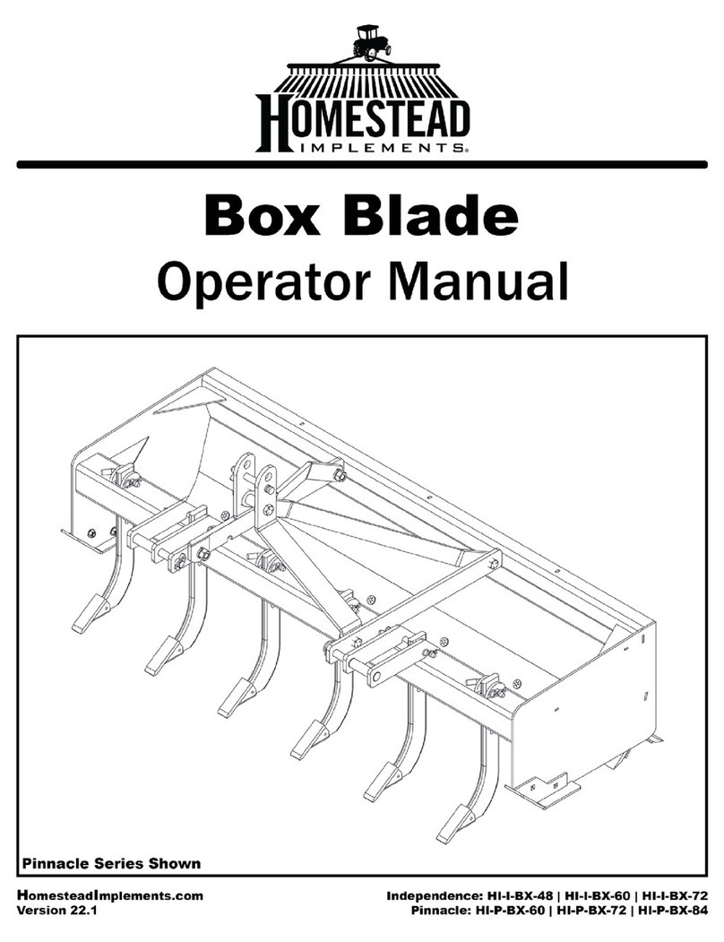 Homestead Pinnacle HI-P-BX-60 Operator's manual Homestead Pinnacle HI-P-BX-60 Operator's manual
