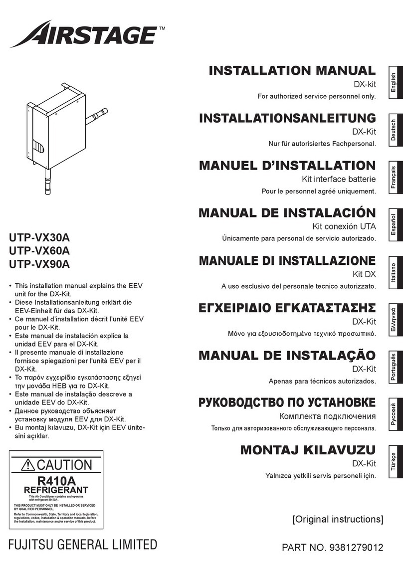Fujitsu UTP-VX30A installation manual