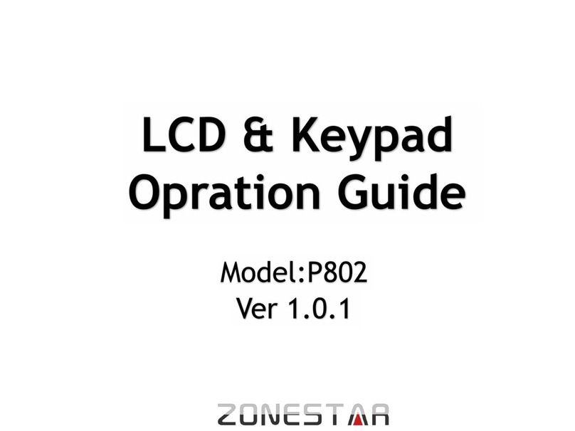 Zonestar P802 Operation guide