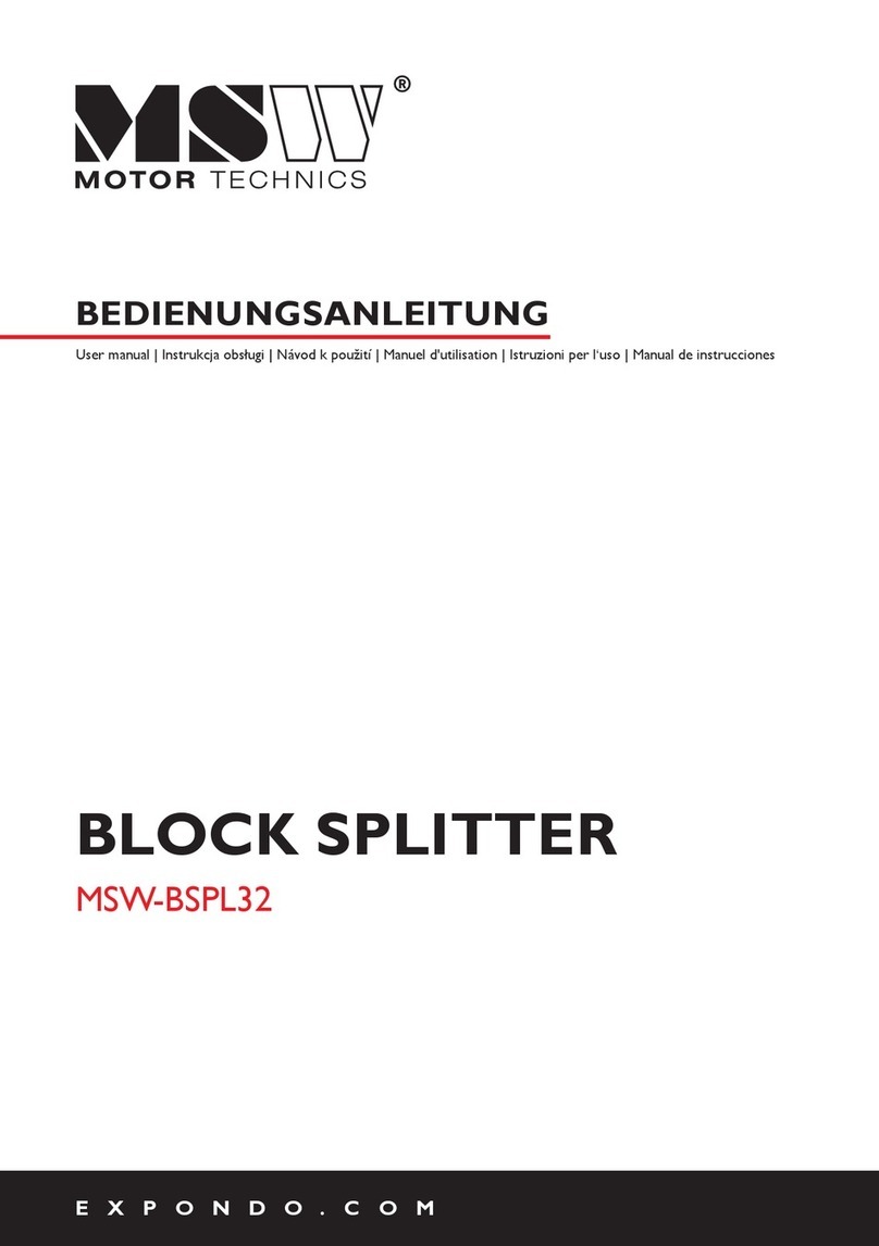 MSW BSPL32 user manual