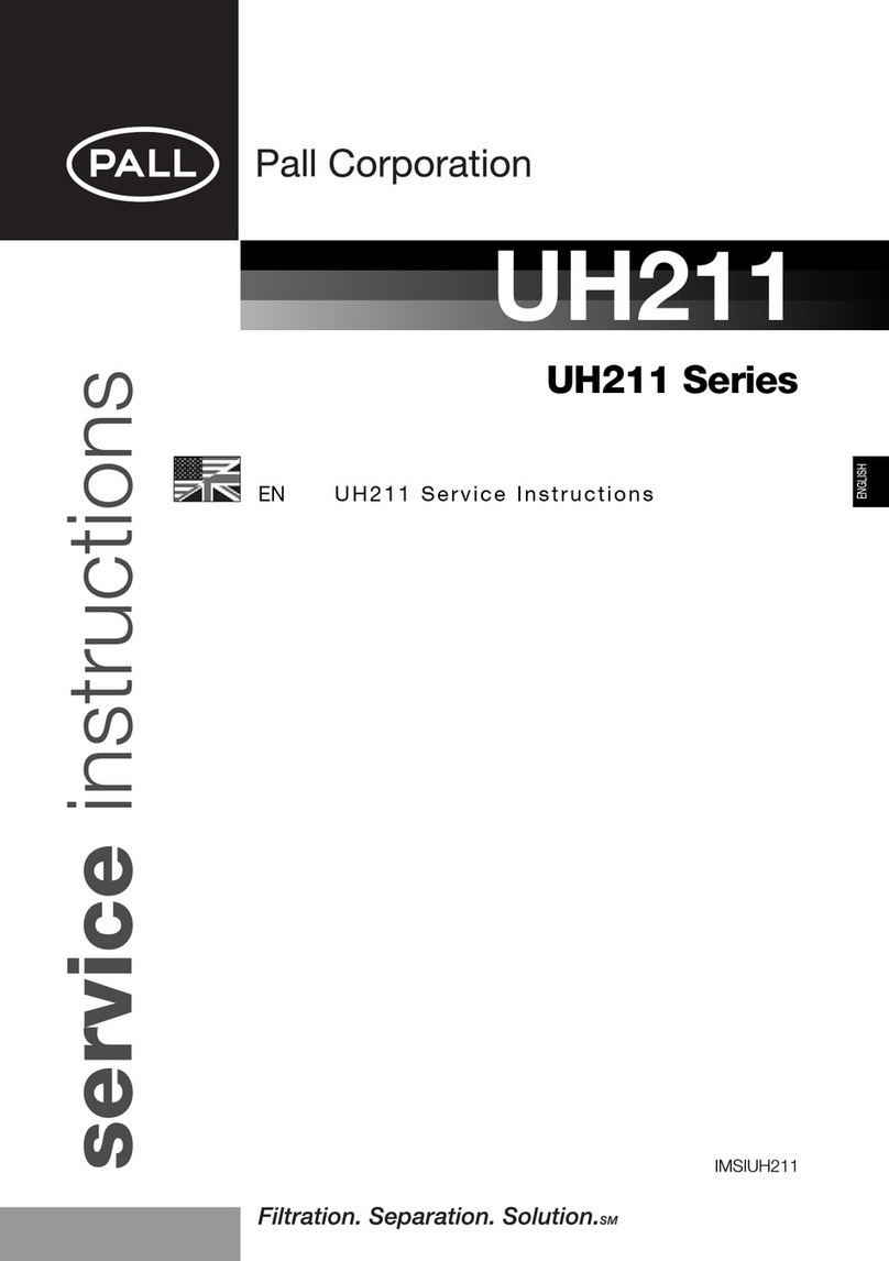 Pall UH211 Series Service instructions