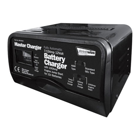Streetwize Master Charger SW100JS User manual