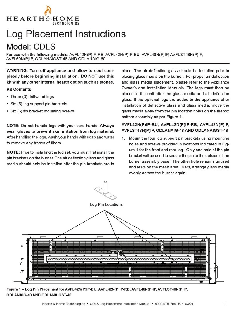 Hearth & Home CDLS User manual Hearth & Home CDLS User manual