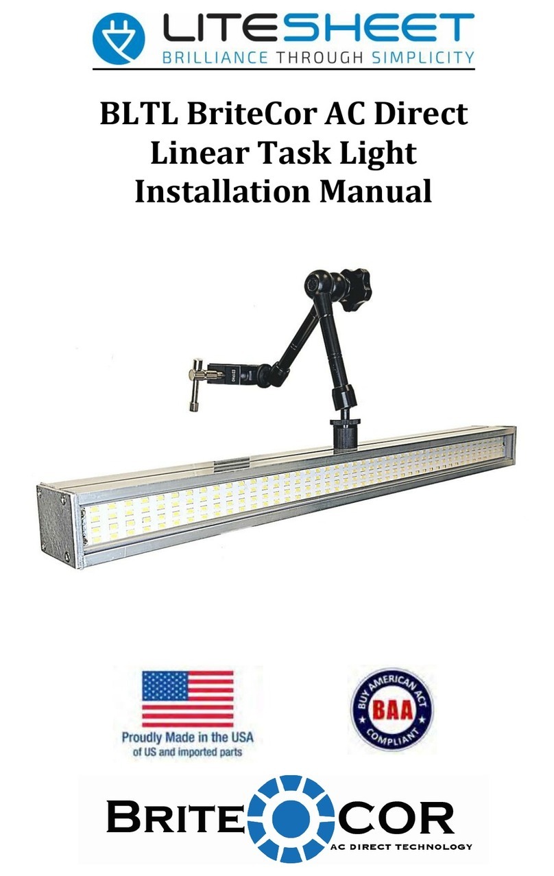 LITESHEET BLTL BriteCor installation manual