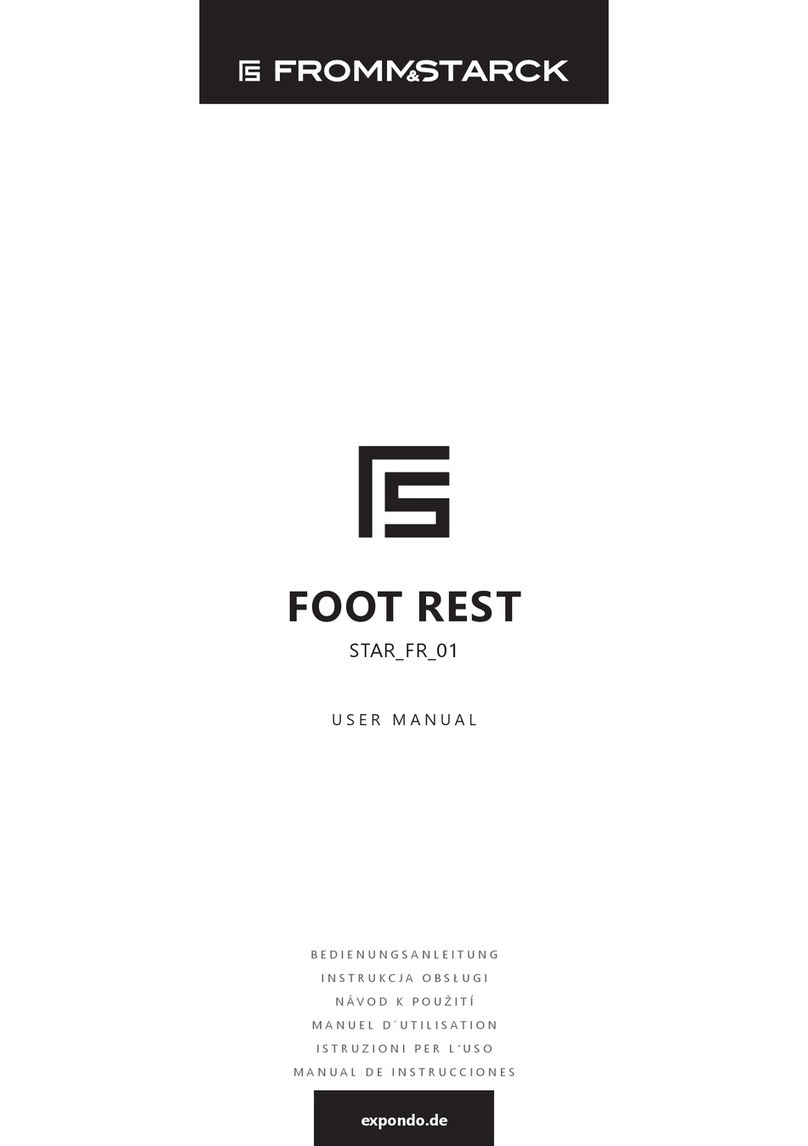 Fromm&Starck FOOT REST STAR FR 01 user manual
