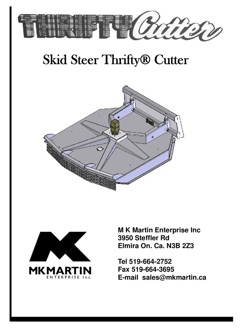 M K Martin Enterprise Skid Steer Thirfty Cutter manual M K Martin Enterprise Skid Steer Thirfty Cutter manual