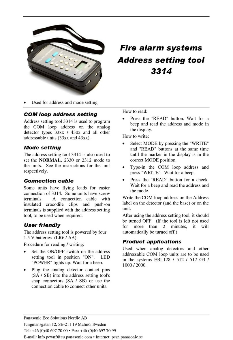 Panasonic 3314 User manual