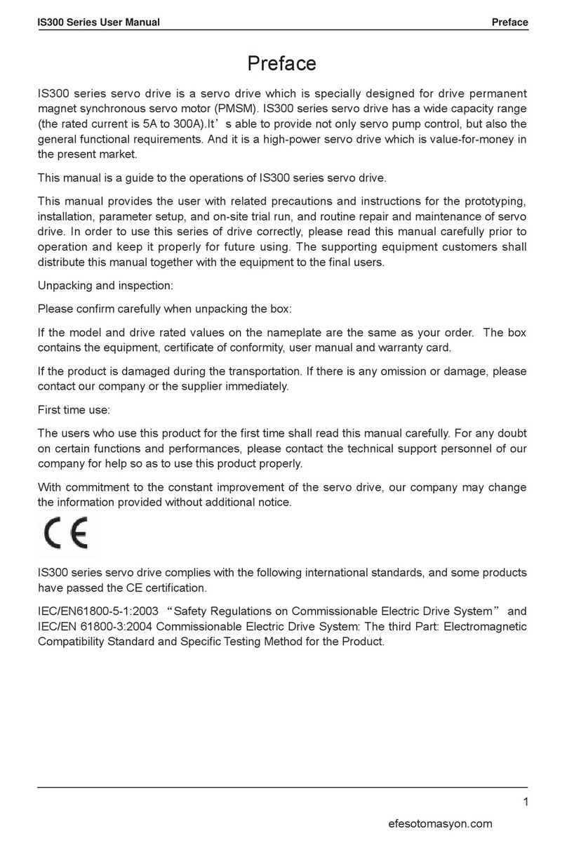 efes otomasyon IS300 Series user manual