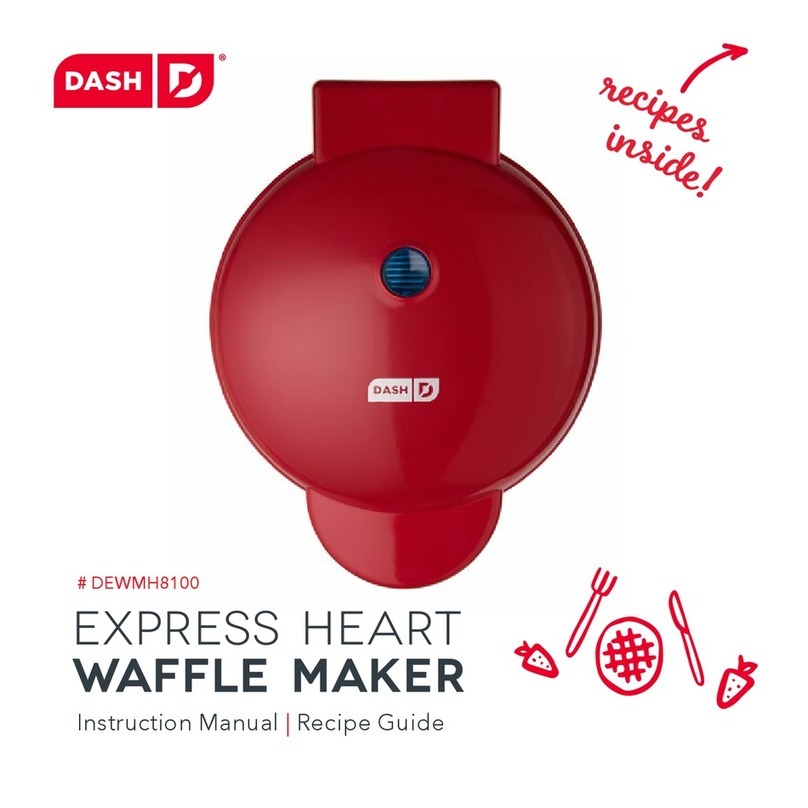 Dash EXPRESS HEART DEWMH8100 Instruction manual and recipe guide