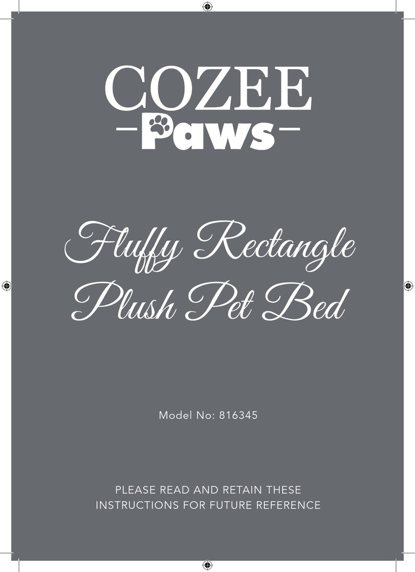 Cozee Paws 816345 quick start guide