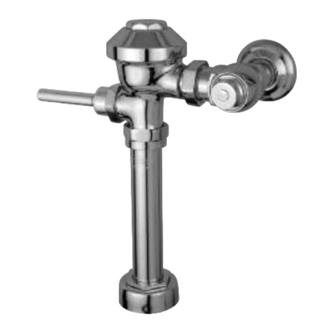 ZURN Aquaflush Z6000 Installation, operation, maintenance and parts manual