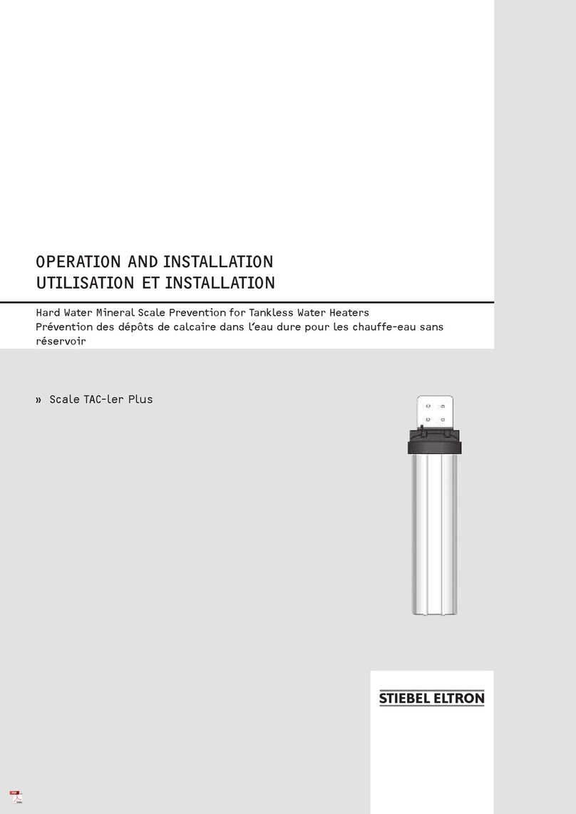 STIEBEL ELTRON Scale TAC-ler Plus Series User manual