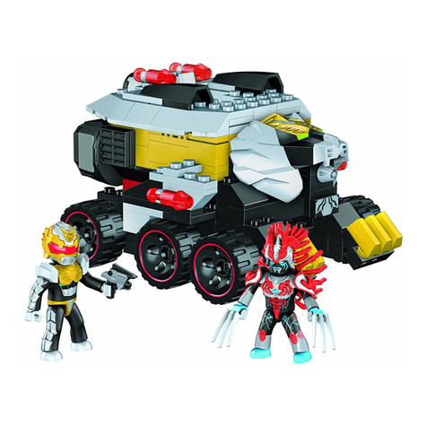 Mega Bloks SABAN'S Power Rangers MEGAFORCE Robo Knight VS.... User manual