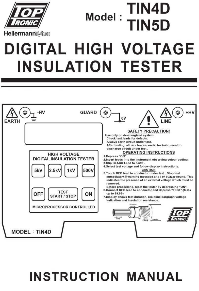 Hellermann Tyton Top Tronic TIN4D User manual