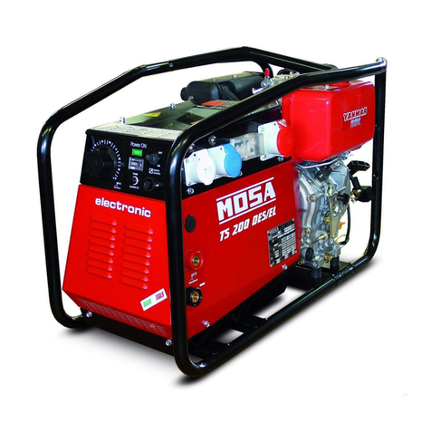 Mosa TS 200 DES/EL User manual