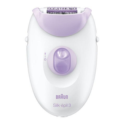 Braun Silk-epil 3 User manual