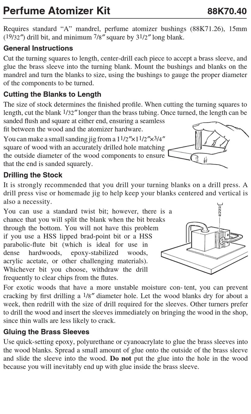 Lee Valley Tools 88K70.40 User manual