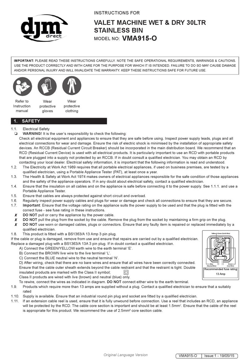 djm direct VMA915-O instructions