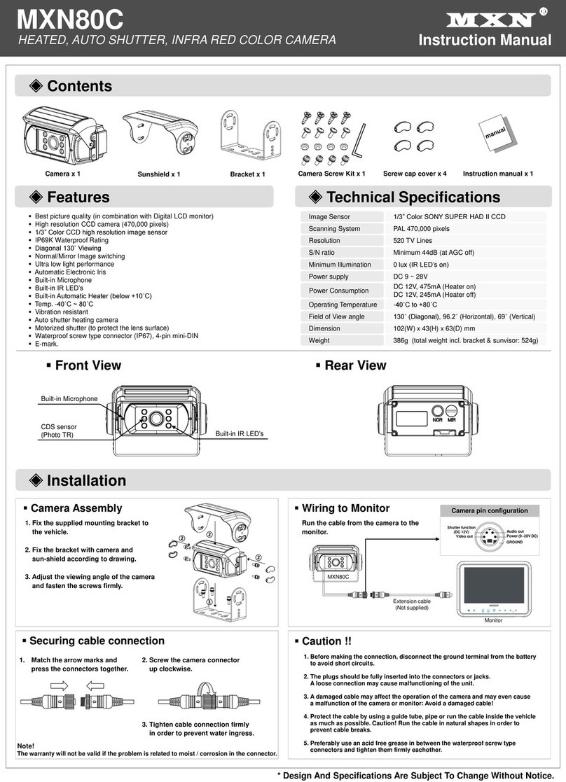 MXN MXN80C instruction manual