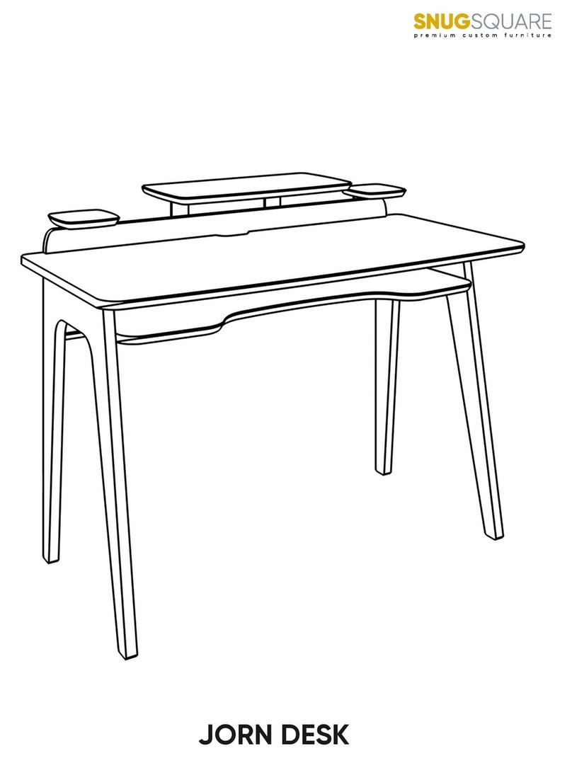 SNUGSQUARE JORN DESK manual