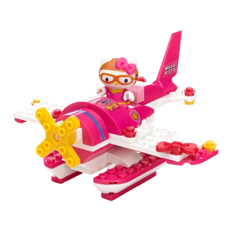 Mega Bloks Hello Kitty Airplane manual Mega Bloks Hello Kitty Airplane manual