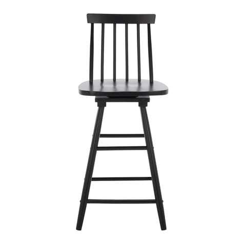 Safavieh Furniture Quai BST1404 quick start guide