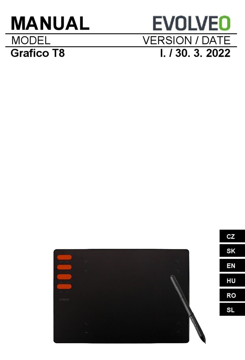 Evolveo Grafico T8 manual