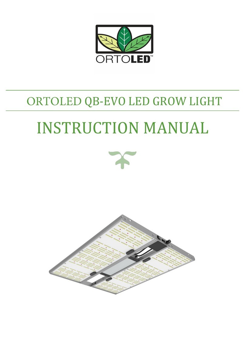 ORTOLED QB-EVO ORTOLED-89-QBEVO-150W User manual