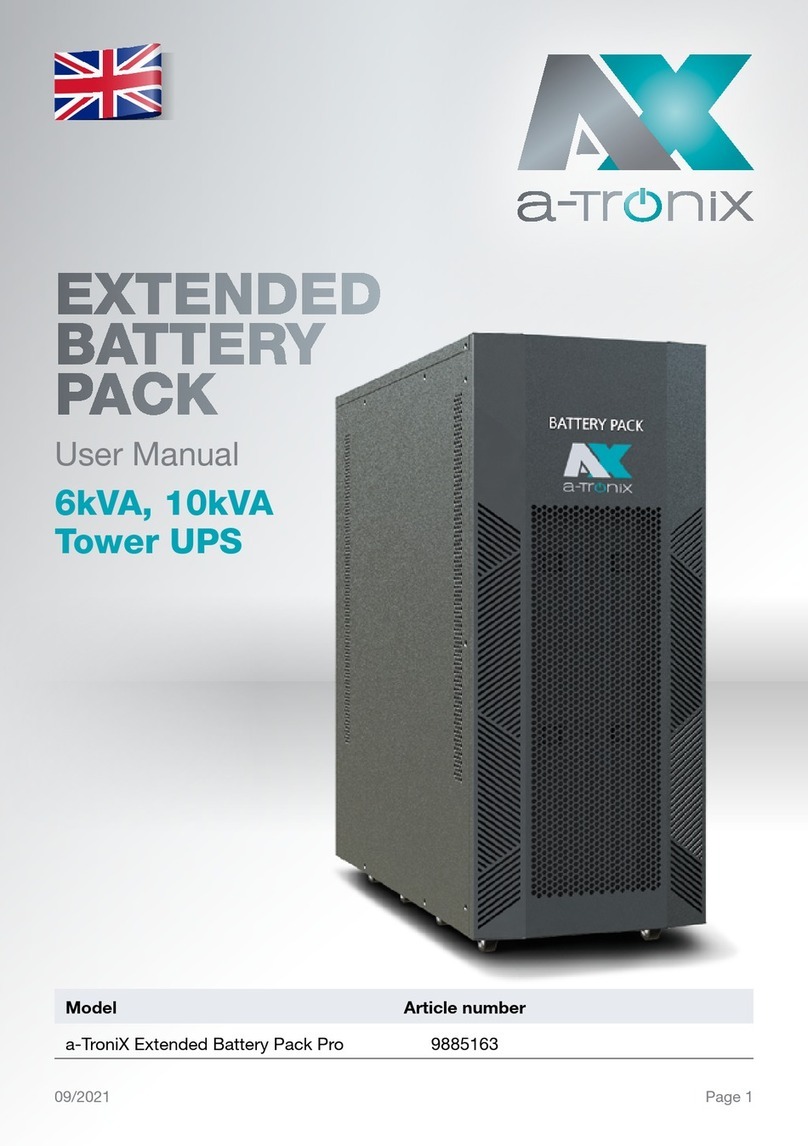Atronix Extended Battery Pack Pro User manual
