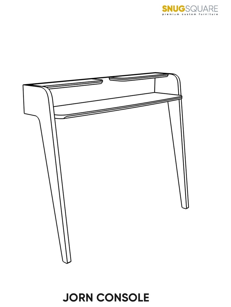 SNUGSQUARE JORN CONSOLE quick start guide