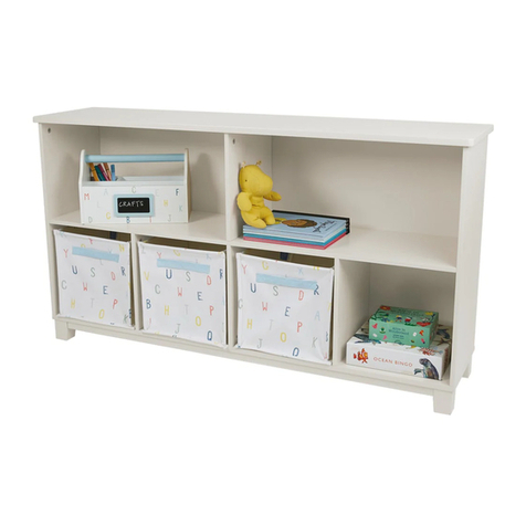 Great Little Trading Blake Cube Storage Long Shelf Unit User manual Great Little Trading Blake Cube Storage Long Shelf Unit User manual