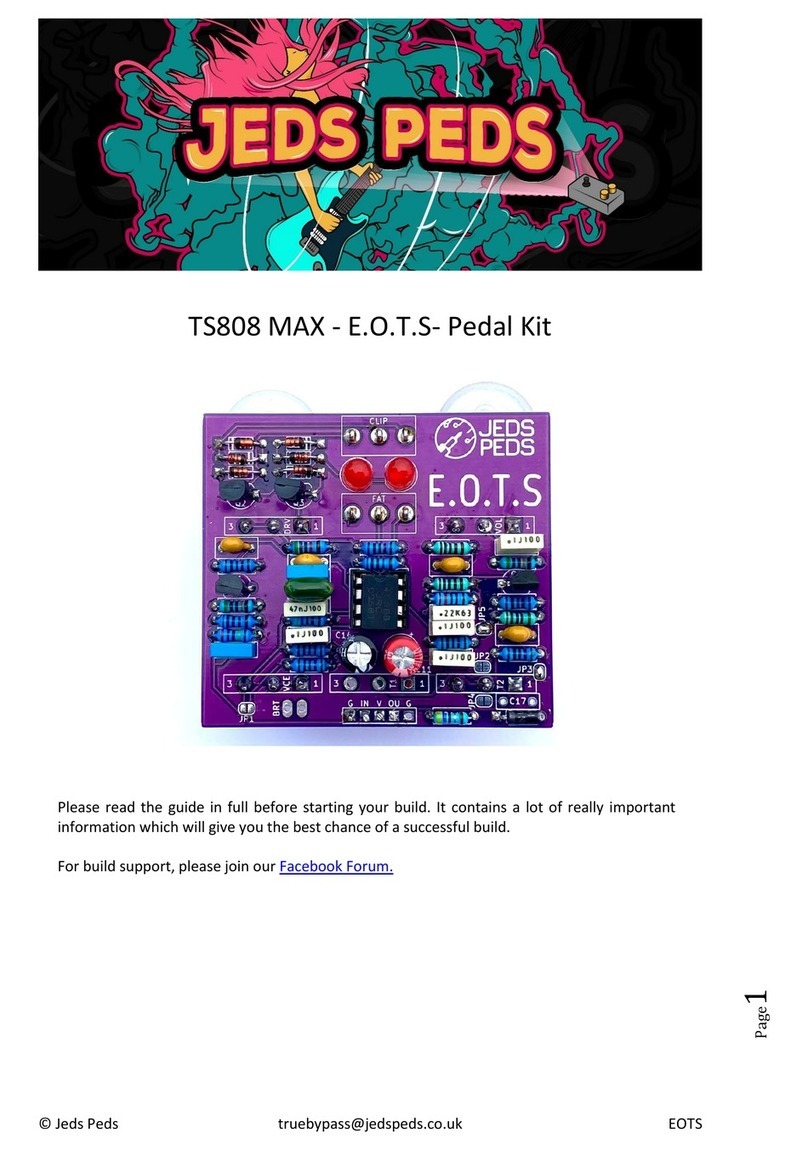 Jeds Peds TS808 MAX Guide