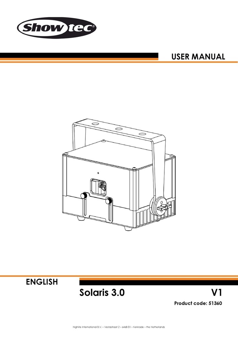 Show Tec Solaris 3.0 User manual
