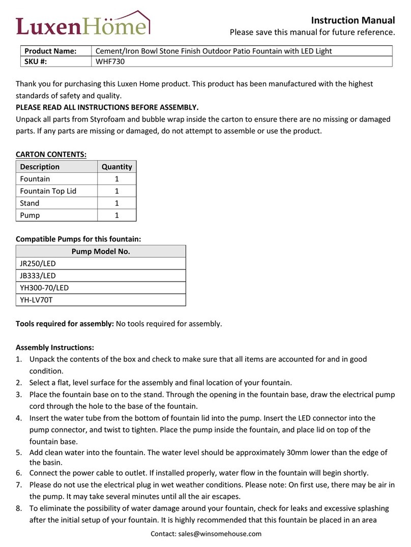LuxenHome WHF730 instruction manual