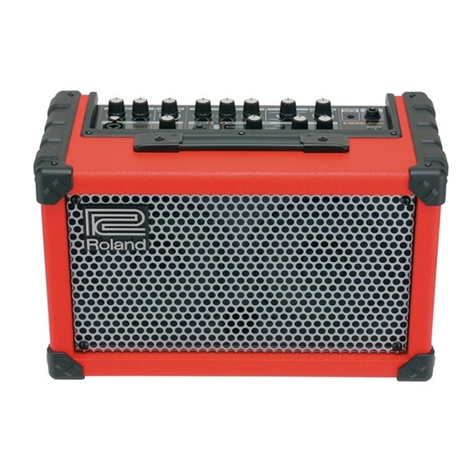 Roland CUBE-ST Operating and maintenance manual Roland CUBE-ST Operating and maintenance manual