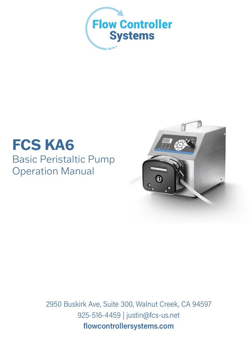 Flow Controller Systems FCS KA6 Operation manual