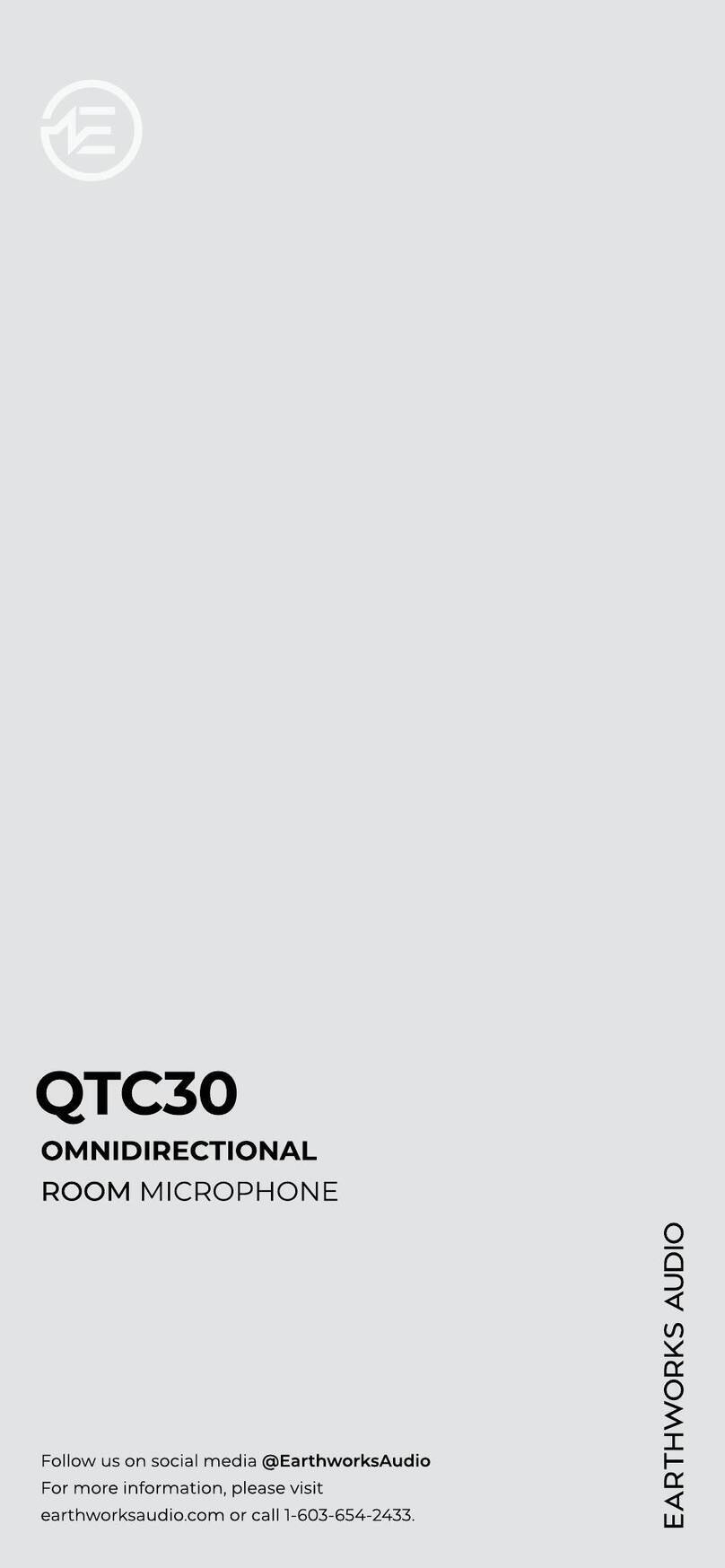 Earthworks Audio QTC30 manual