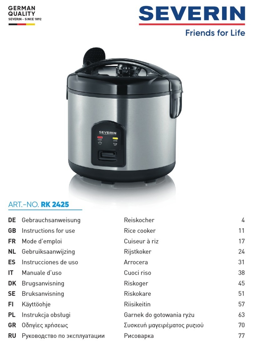 SEVERIN RK 2425 User manual