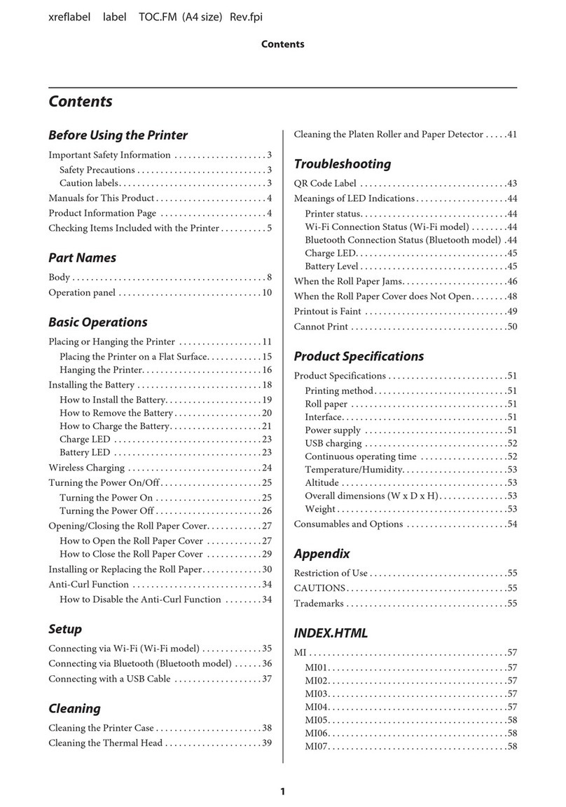 Epson TM-P20II User manual