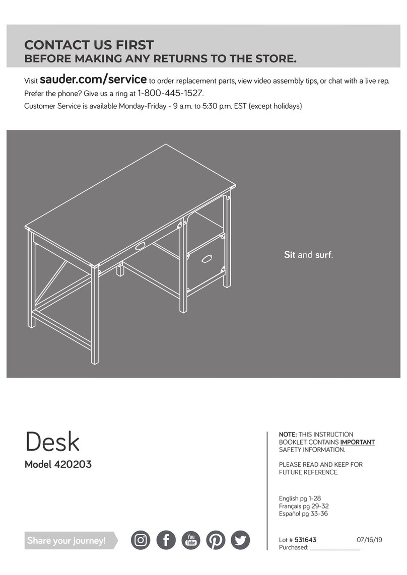 Sauder 420203 User manual Sauder 420203 User manual