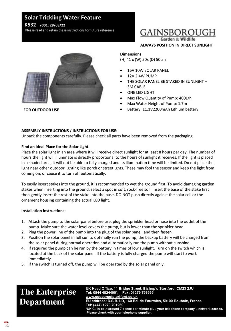 Gainsborough K532 User manual