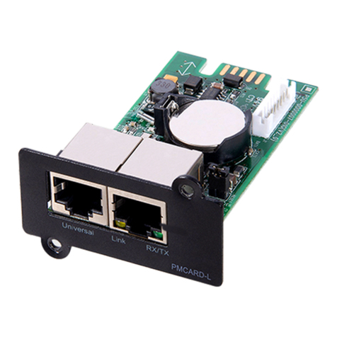 Njoy SNMP Card PM Lite User manual