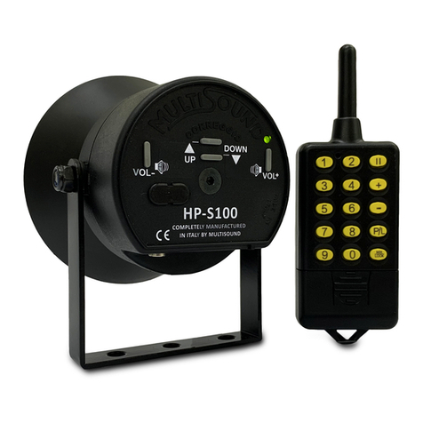 MultiSound HP-S100 user manual