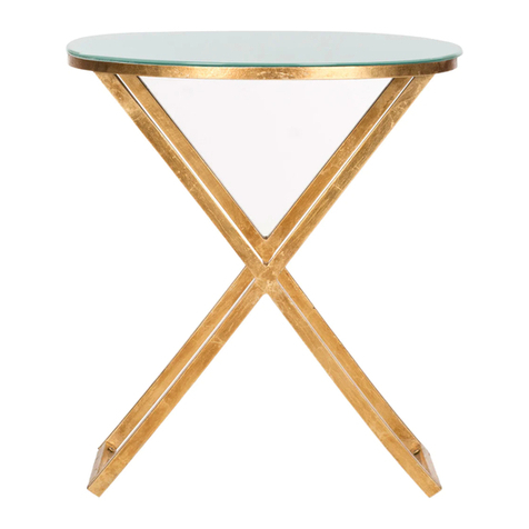 Safavieh Furniture Riona FOX2539 quick start guide