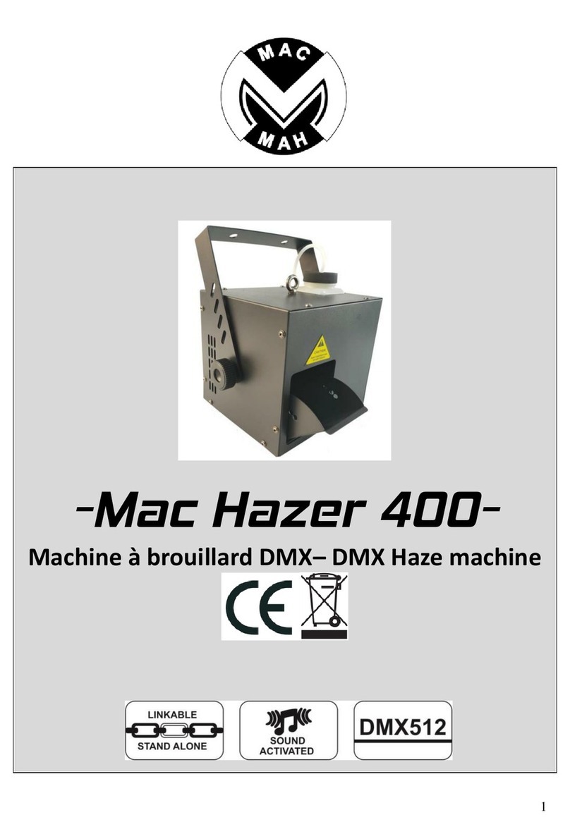 Mac Mah MAC HAZER 400 user manual