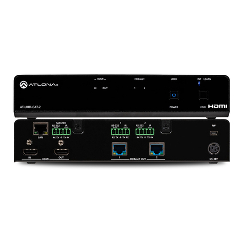 Panduit ATLONA AT-UHD-CAT-2 User manual